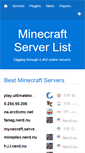 Mobile Screenshot of minecraftlist.com